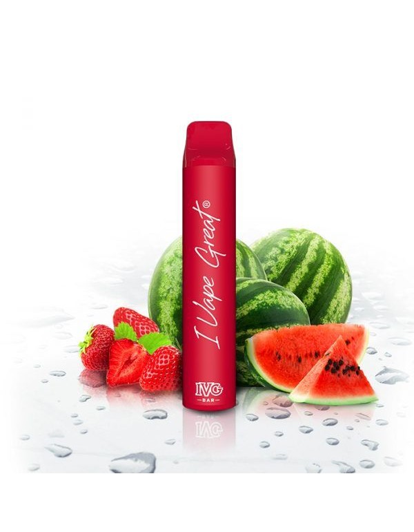 IVG BAR | Strawberry Watermelon E Zigarette Vape mit Nikotin