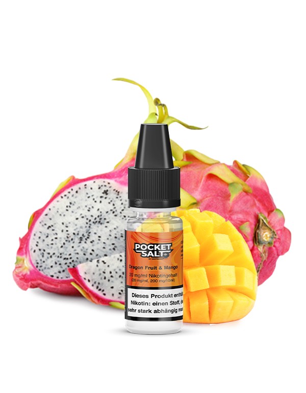 Pocket Salt Dragonfruit & Mango Nikotinsalz Liquid 20mg/ml by Drip Hacks