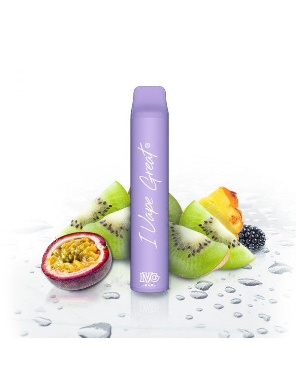 IVG BAR PLUS 800 Einweg E Zigarette Passion Fruit mit Nikotin