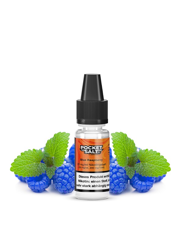 Pocket Salt Blue Raspberry Nikotinsalz Liquid 20mg/ml by Drip Hacks