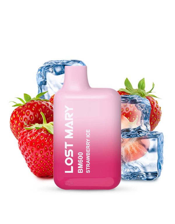 LOST MARY Strawberry ICE Einweg E Zigarette mit Ni...