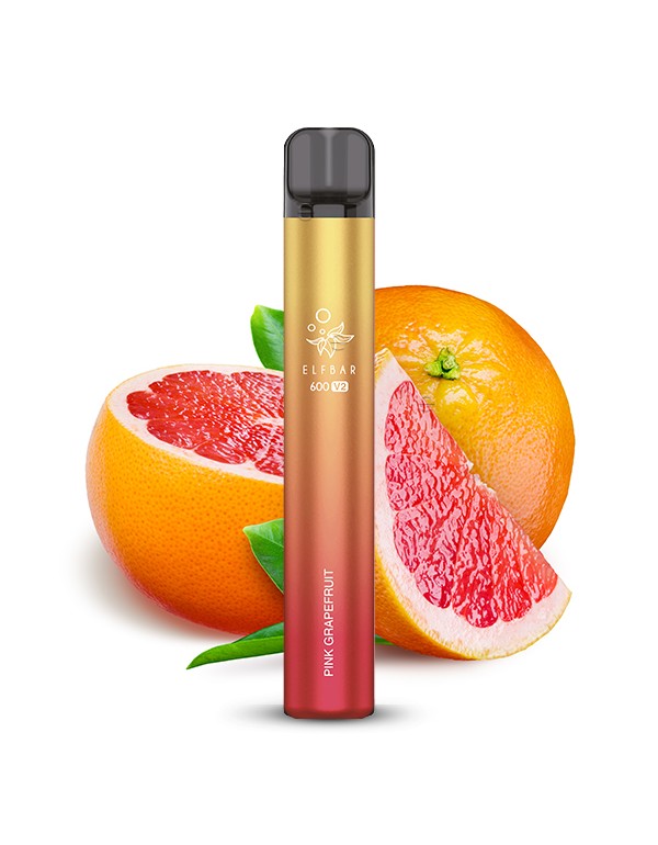 ELFBAR 600  Pink Grapefruit Einweg E-Zigarette V2 20mg/ml
