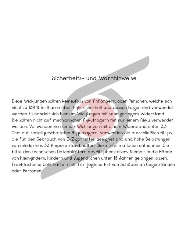 Franktastische Coils Matorious BIG V2A 0,38Ohm für MATO
